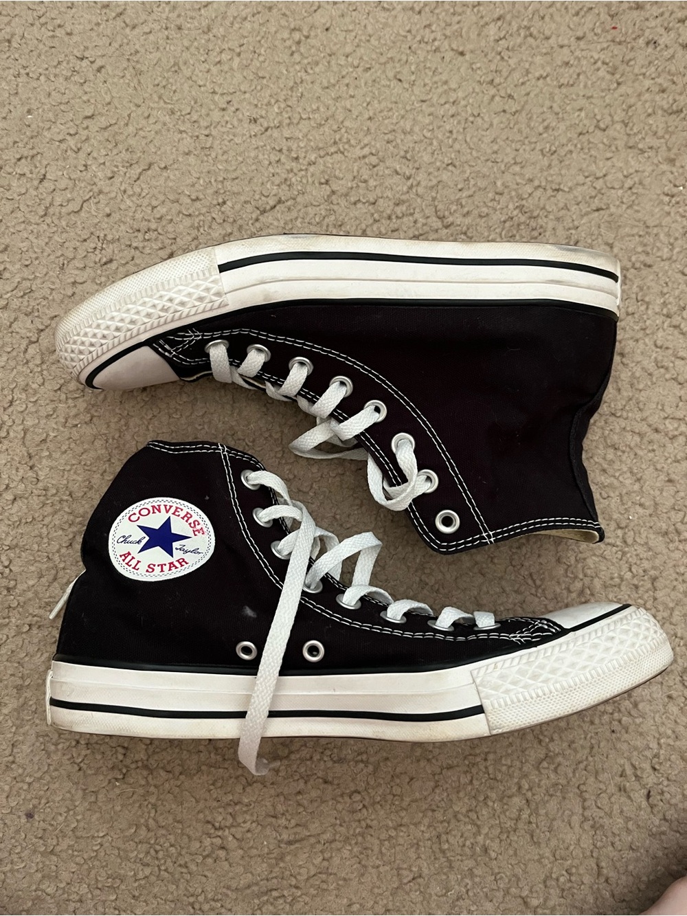 Converse Black High-Top All Star Sneakers